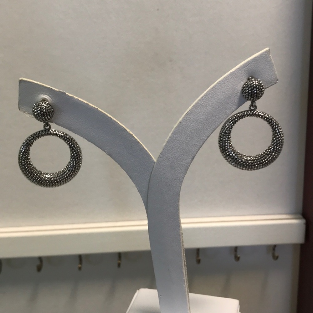 Silver earrings